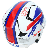 Jim Kelly/Andre Reed/Thurman Thomas Triple Autographed Buffalo Bills Axiom Authentic Helmet Beckett