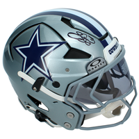 Emmitt Smith Autographed Dallas Cowboys Axiom Authentic Helmet Beckett Witnessed