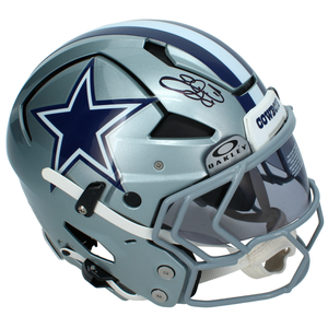 Emmitt Smith Autographed Dallas Cowboys Axiom Authentic Helmet Beckett Witnessed