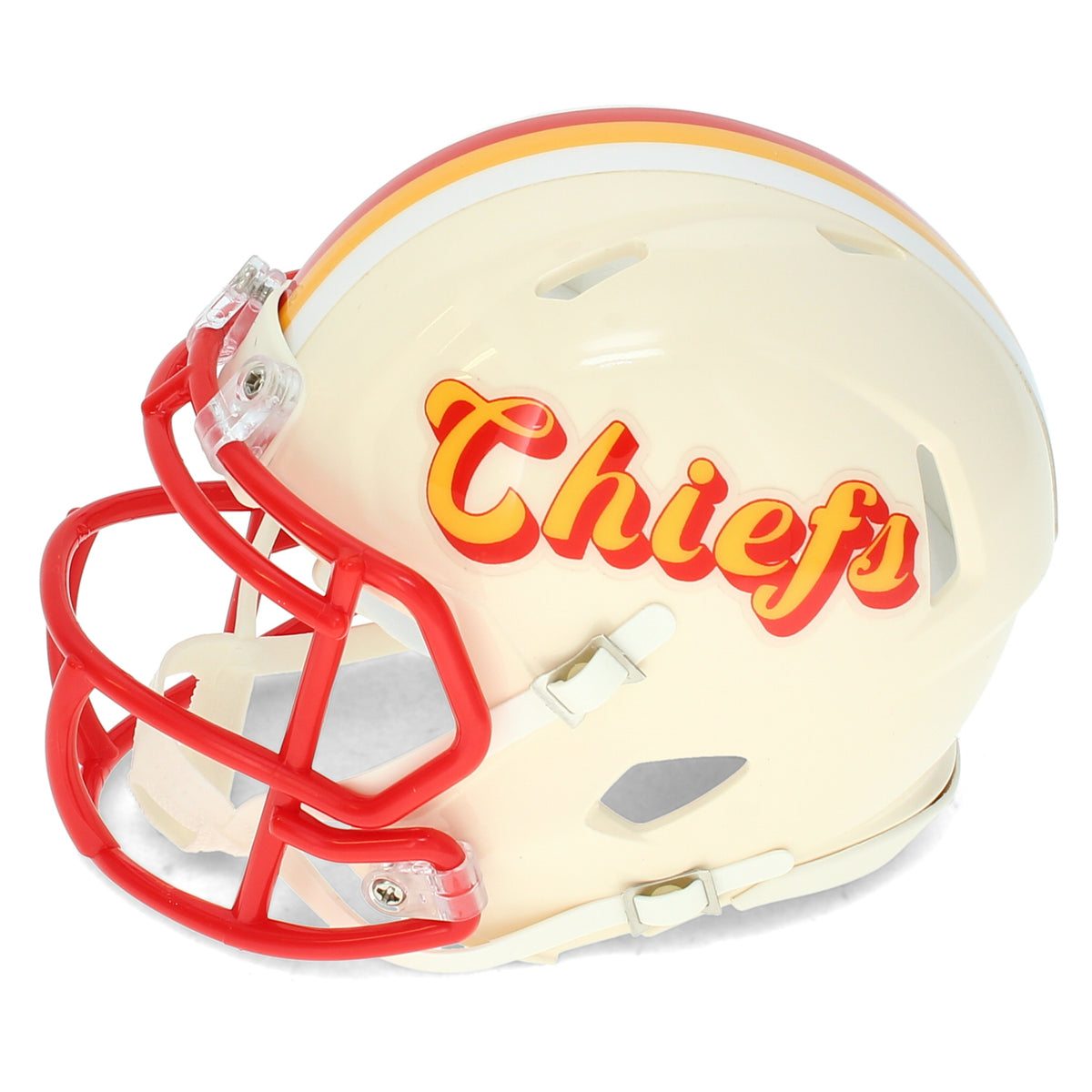 Will Shields Autographed/Inscribed "HOF '15" Kansas City Chiefs RETRO Speed Mini Helmet Beckett