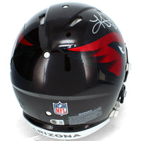 Kurt Warner Autographed Arizona Cardinals Black 2022 Alternate Speed Authentic Helmet Beckett