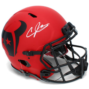 Andre Johnson Autographed Houston Texans RAVE Speed Authentic Helmet Beckett