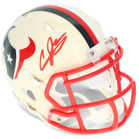 Andre Johnson Autographed Houston Texans RETRO Speed Mini Helmet Beckett
