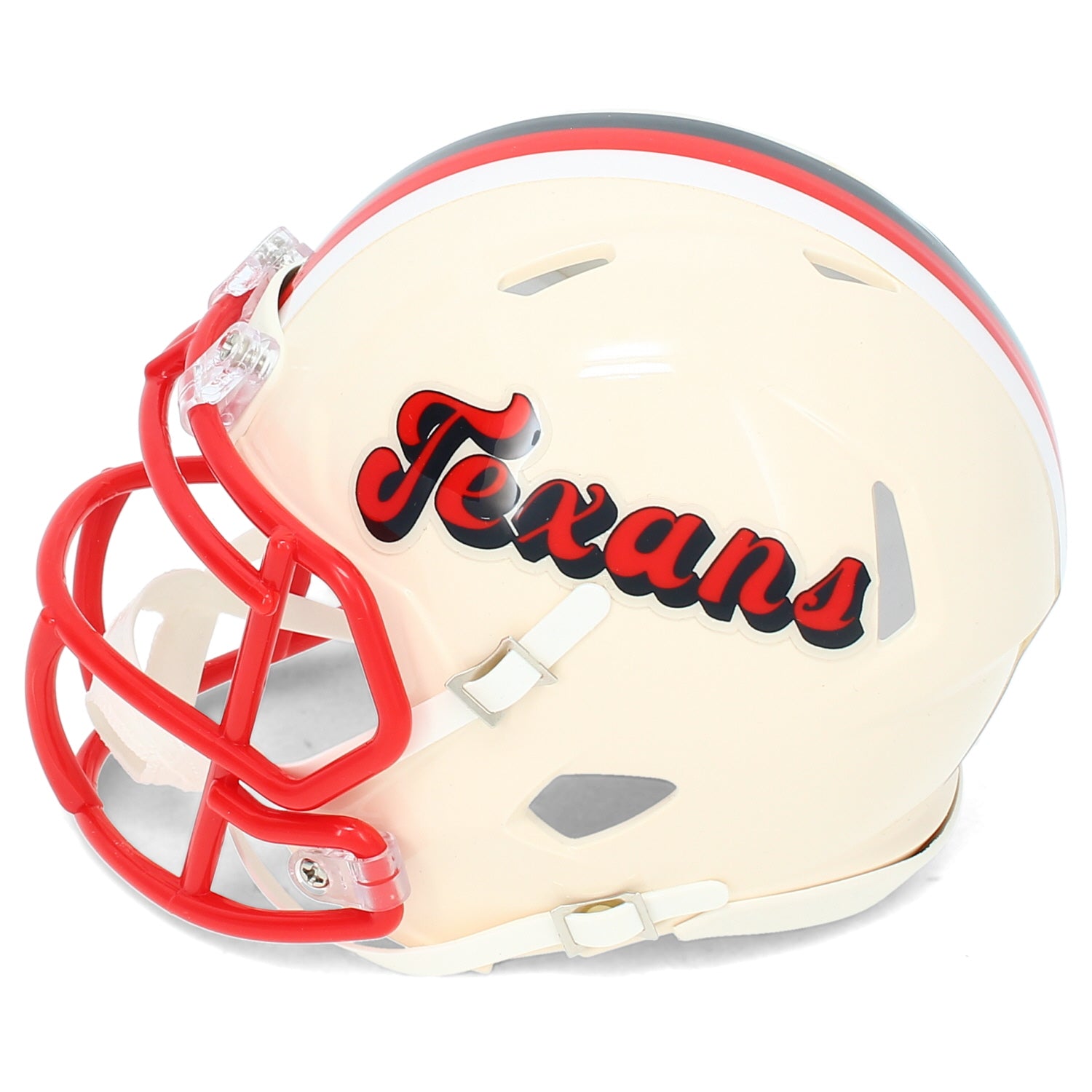 Andre Johnson Autographed Houston Texans RETRO Speed Mini Helmet Beckett