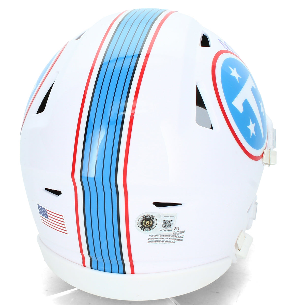 Bruce Matthews Autographed/Inscribed "HOF 07" Tennessee Titans Midi Speedflex Helmet Beckett
