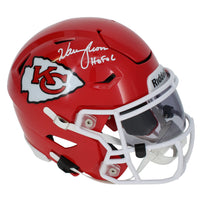 Warren Moon Autographed/Inscribed "HOF '06" Kansas City Chiefs Speedflex Midi Helmet Beckett
