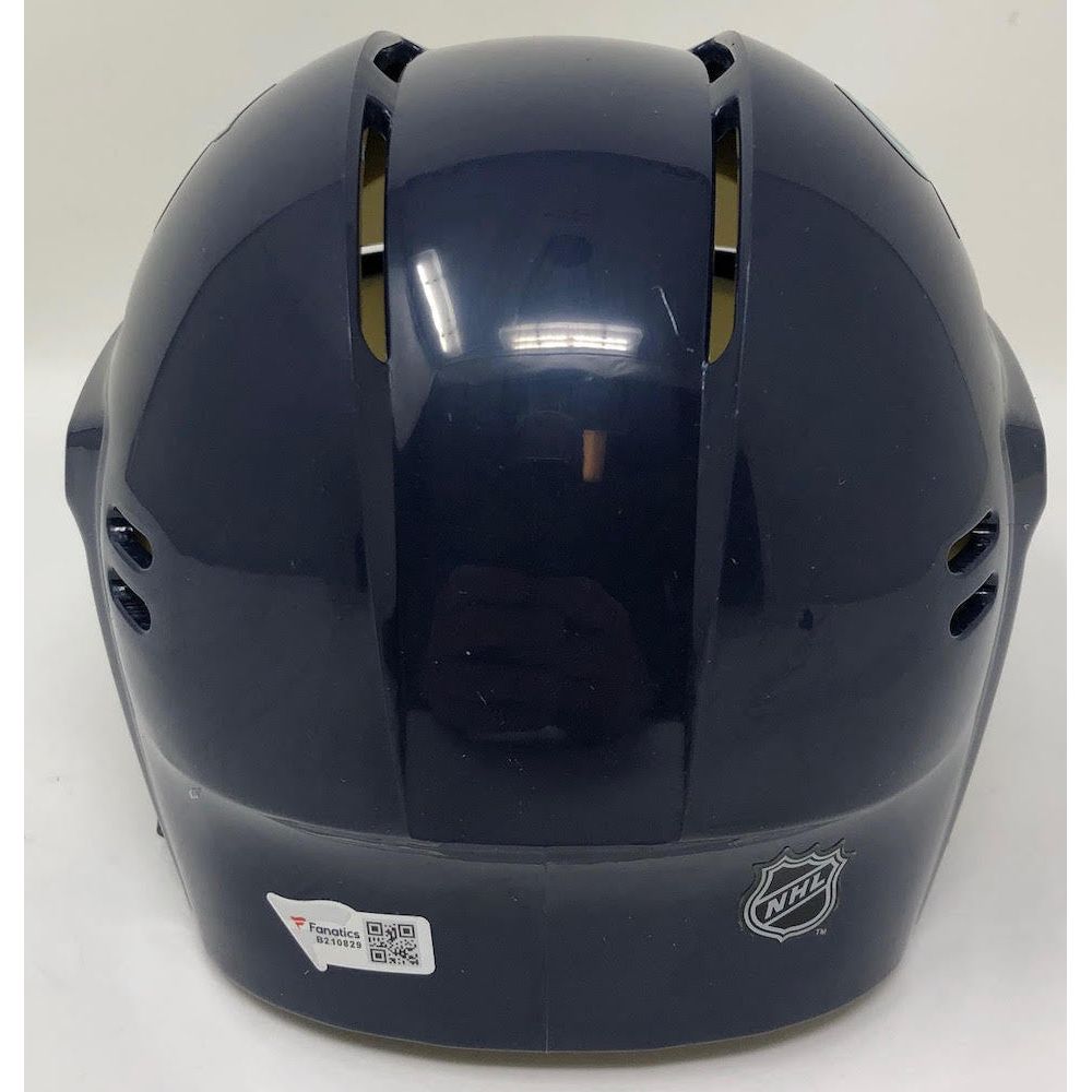 MATT BENIERS Autographed Seattle Kraken Navy Mini Helmet FANATICS