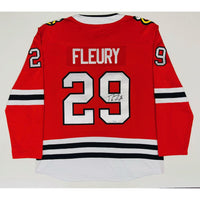 MARC-ANDRE FLEURY Autographed Chicago Blackhawks Red Jersey FANATICS