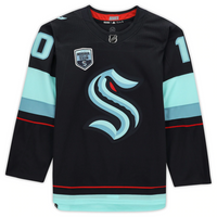 MATT BENIERS Autographed Inaugural Season Patch Seattle Kraken Navy Jersey FANATICS