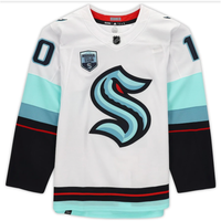 MATT BENIERS Autographed Seattle Kraken "1st Kraken Draft Pick" Authentic White Jersey FANATICS