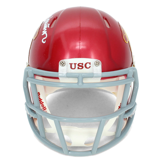 Anthony Munoz Autographed USC Trojans Speed Mini Helmet Beckett Witnessed