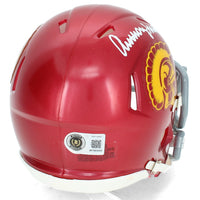 Anthony Munoz Autographed USC Trojans Speed Mini Helmet Beckett Witnessed