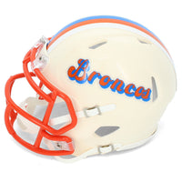 Steve Atwater Autographed Denver Broncos RETRO Speed Mini Helmet Beckett