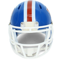 Steve Atwater Autographed Denver Broncos 1975-96 Throwback Speed Mini Helmet Beckett