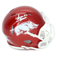 Steve Atwater Autographed Arkansas Razorbacks Speed Mini Helmet Beckett