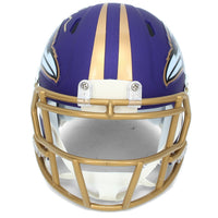 Terrell Suggs Autographed Baltimore Ravens Purple 2026 Alternate Speed Mini Helmet Beckett