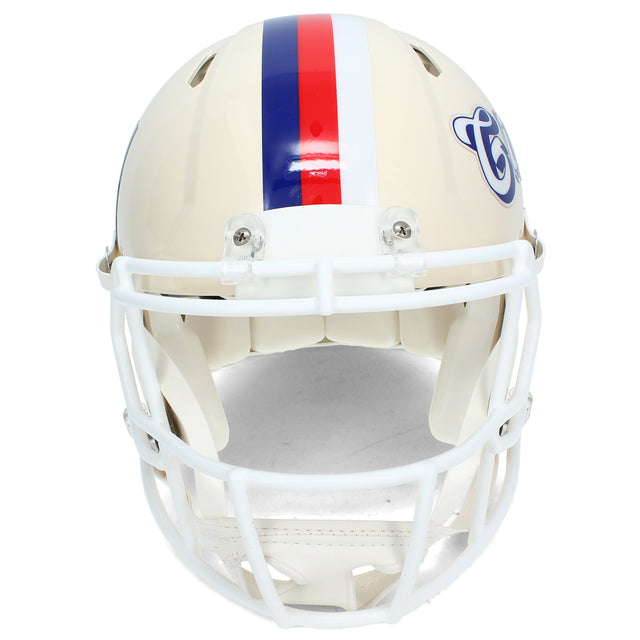 Phil Simms Autographed New York Giants RETRO Speed Authentic Helmet Beckett