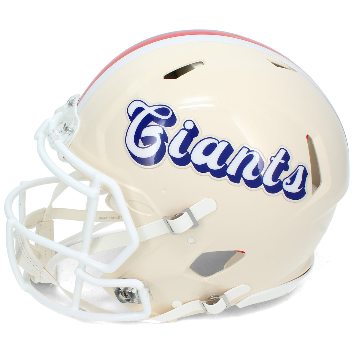 Phil Simms Autographed New York Giants RETRO Speed Authentic Helmet Beckett