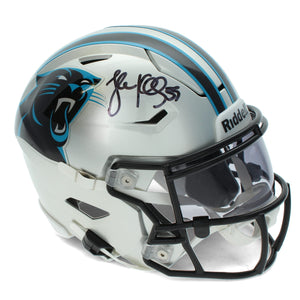 Luke Kuechly Autographed Carolina Panthers Speedflex Midi Helmet Beckett