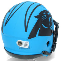 Luke Kuechly Autographed Carolina Panthers RAVE Speed Mini Helmet Beckett