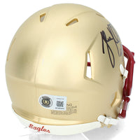 Luke Kuechly Autographed Boston College Eagles Speed Mini Helmet Beckett