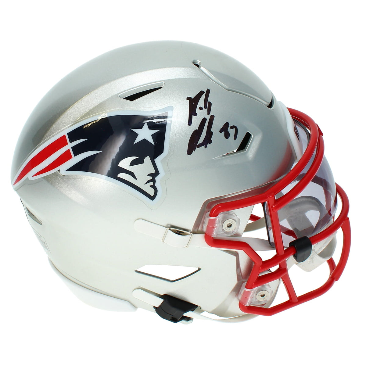 Rob Gronkowski Autographed New England Patriots Speedflex Midi Helmet Radtke