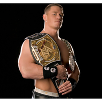 John Cena Autographed WWE Championship Spinner Replica Title Belt Fanatics