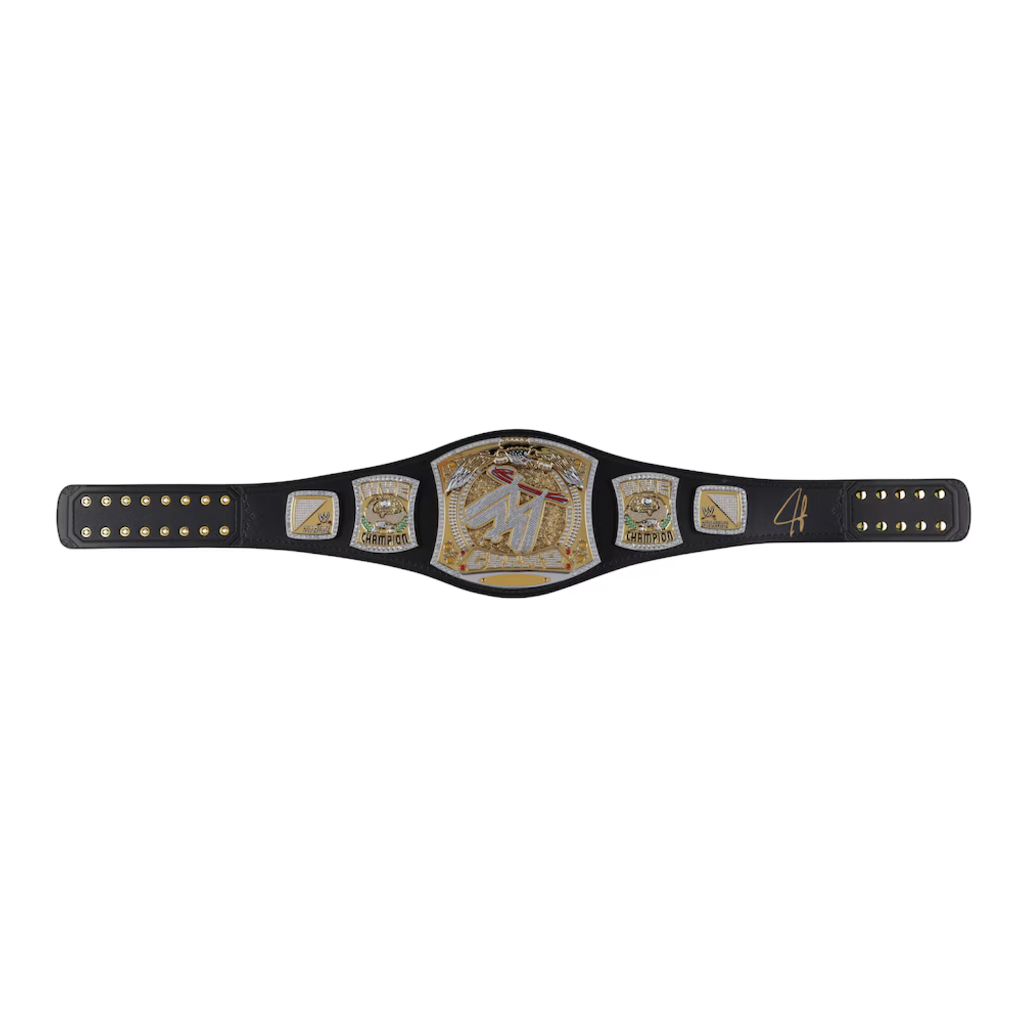 John Cena Autographed WWE Championship Spinner Replica Title Belt Fanatics