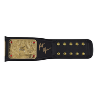 Kurt Angle Autographed WWE Big Gold World Heavyweight Champ Title Belt Fanatics