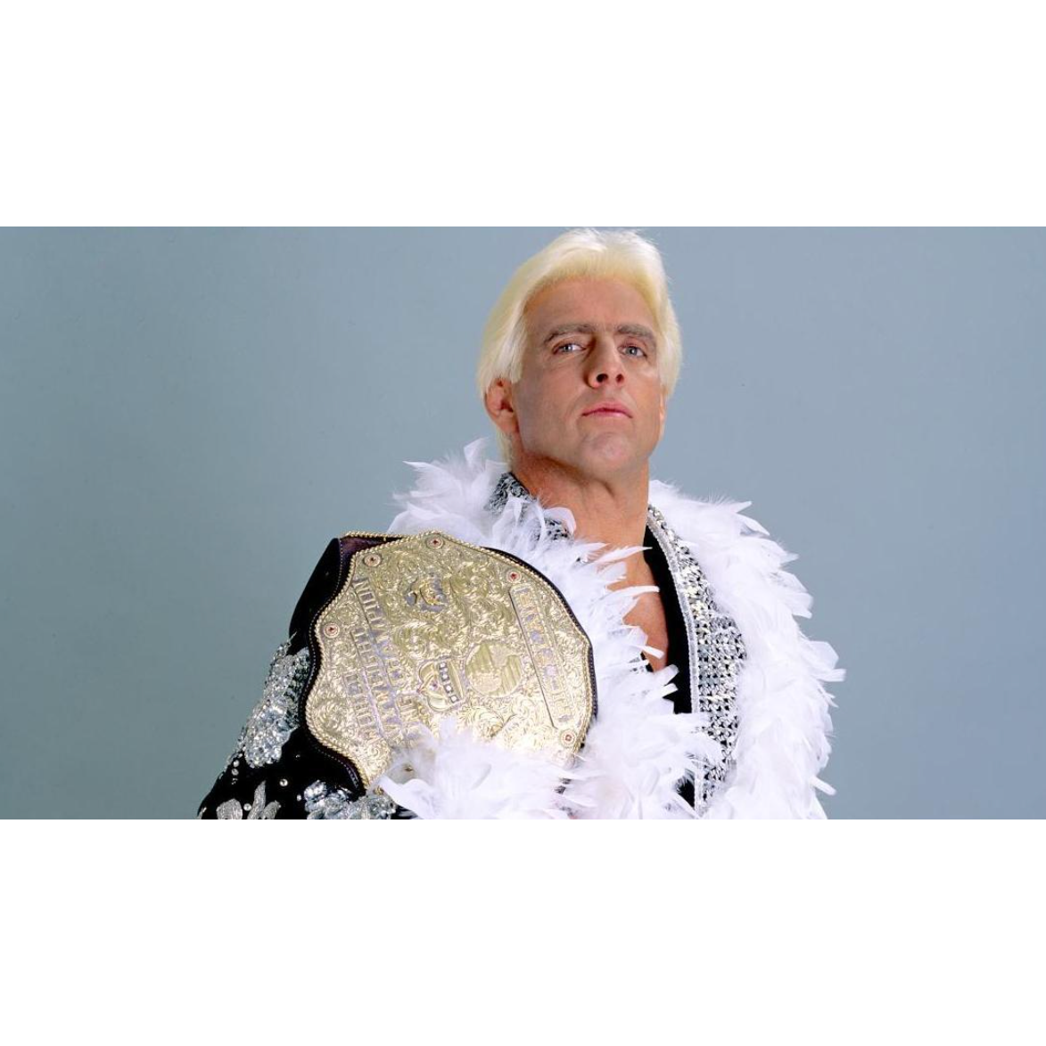 Ric Flair Autographed WWE Big Gold World Heavyweight Champ Title Belt Fanatics