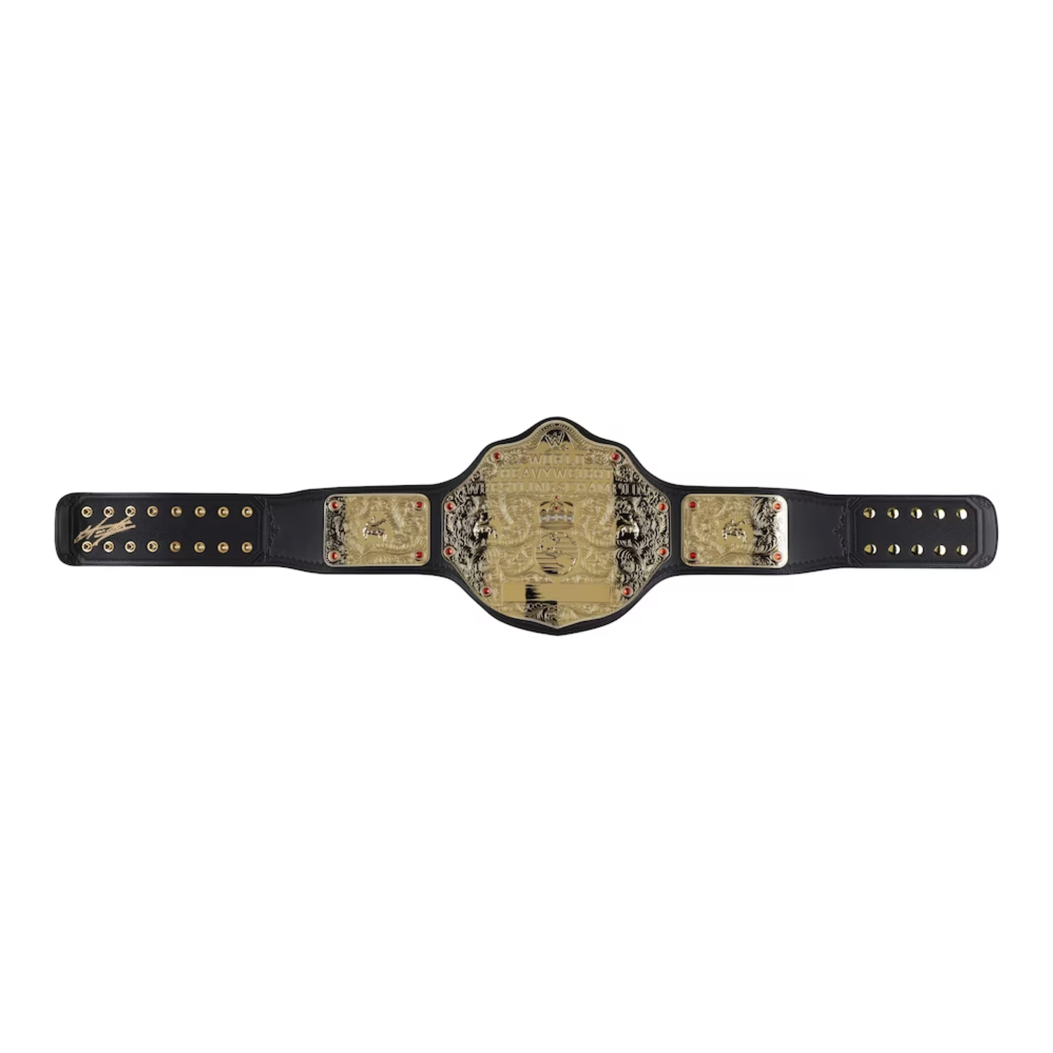 The Undertaker Autographed WWE Heavyweight Big Gold Champ Title Belt Fanatics