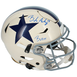 Brandon Aubrey Autographed/Inscribed "BUTTER" Dallas Cowboys RETRO SpeedFlex Authentic Helmet Beckett