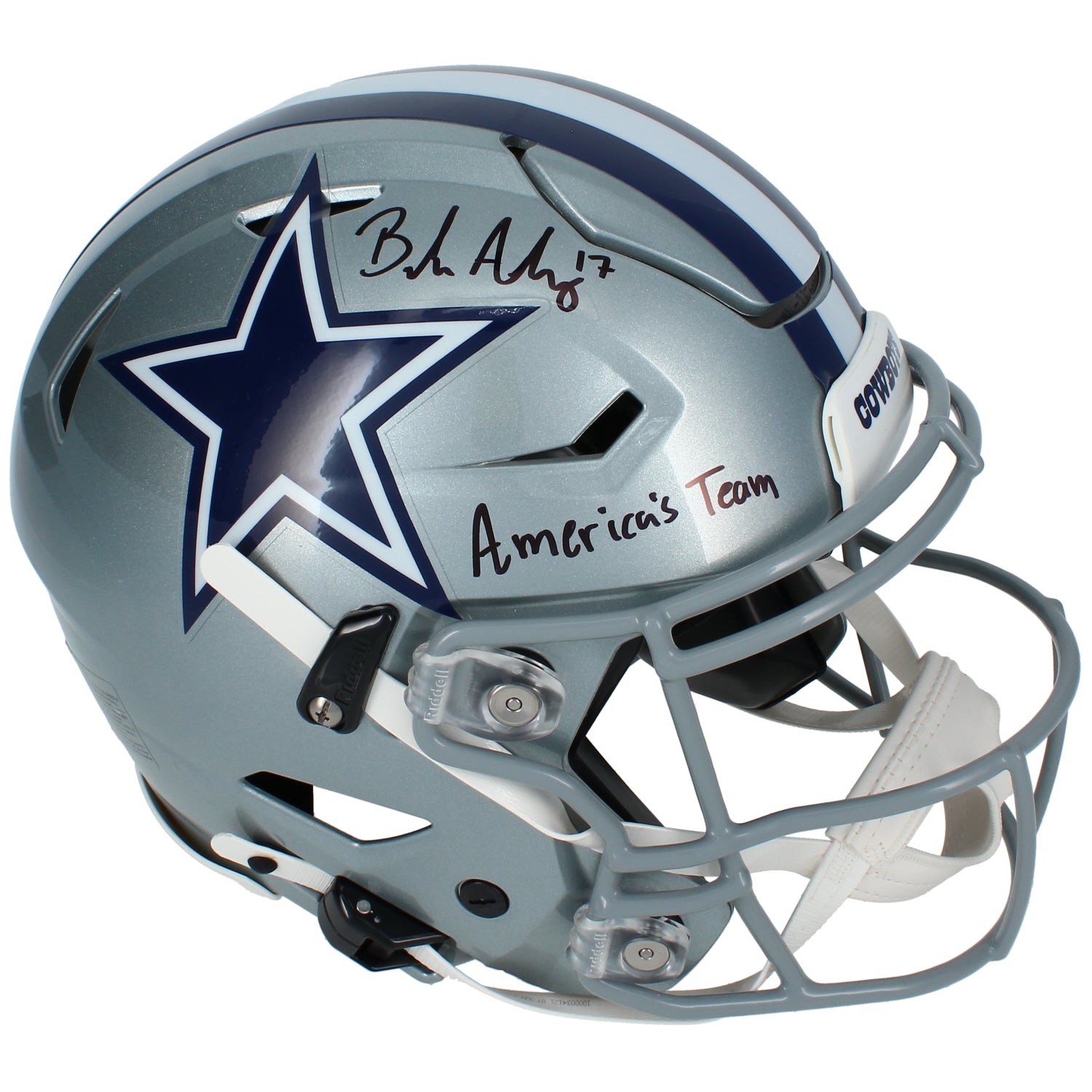 Brandon Aubrey Autographed/Inscribed "AMERICA'S TEAM" Dallas Cowboys SpeedFlex Authentic Helmet Beckett