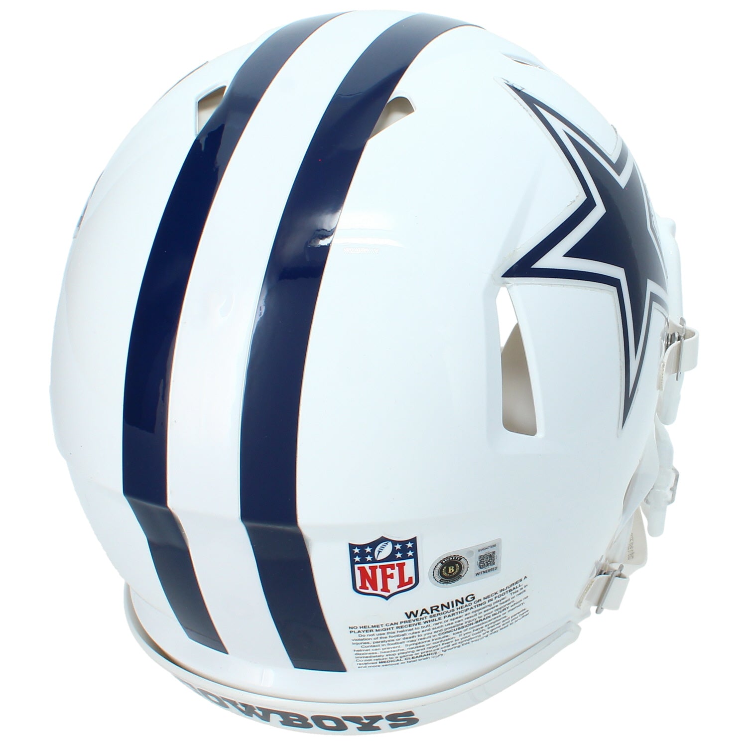 Brandon Aubrey Autographed Dallas Cowboys White 2022 Alternate Speed Authentic Helmet Beckett