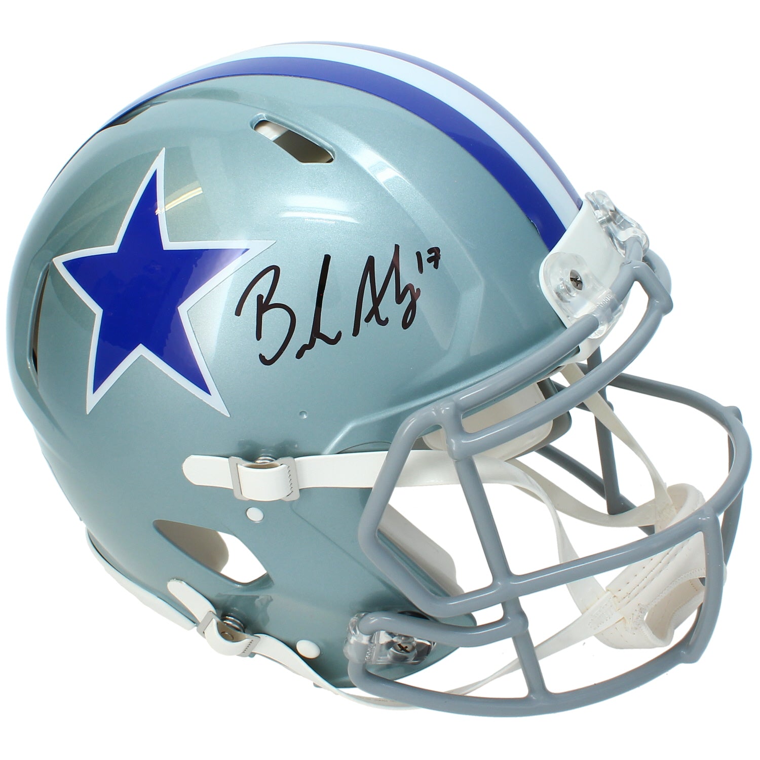 Brandon Aubrey Autographed Dallas Cowboys 1964-66 Throwback Speed Authentic Helmet Beckett