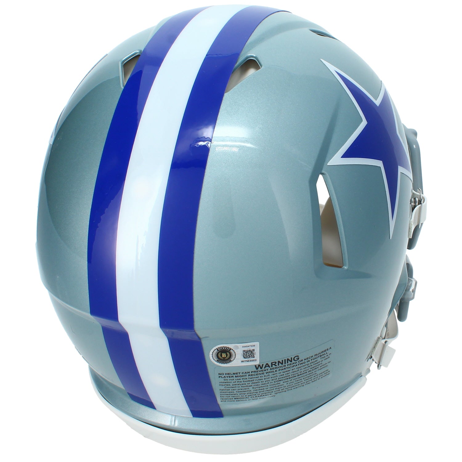 Brandon Aubrey Autographed Dallas Cowboys 1964-66 Throwback Speed Authentic Helmet Beckett