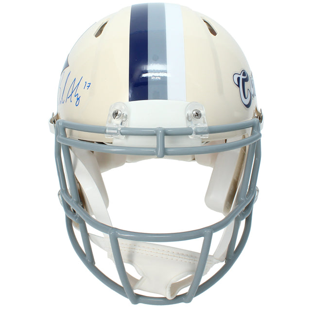 Brandon Aubrey Autographed Dallas Cowboys 1964-66 Throwback Speed Authentic Helmet Beckett