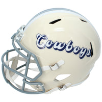 Brandon Aubrey Autographed Dallas Cowboys RETRO Speed Full Size Helmet Beckett