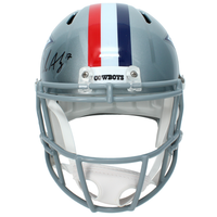 Brandon Aubrey Autographed Dallas Cowboys 1976 Throwback Speed Full Size Helmet Beckett