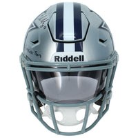 Brandon Aubrey Autographed/Inscribed "AMERICA'S TEAM" Dallas Cowboys SpeedFlex Midi Helmet Beckett