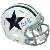 Brandon Aubrey Autographed Dallas Cowboys 1960-63 Throwback Speed Mini Helmet Beckett