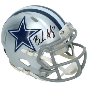 Brandon Aubrey Autographed Dallas Cowboys Speed Mini Helmet Beckett Witnessed