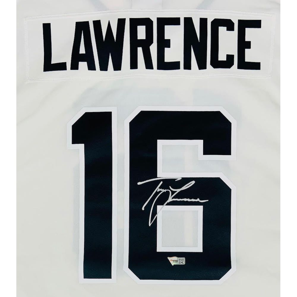 TREVOR LAWRENCE Autographed Jaguars Nike White Game Jersey FANATICS