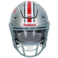 Ted Ginn Jr. Autographed Ohio State Buckeyes SpeedFlex Midi Helmet GTSM