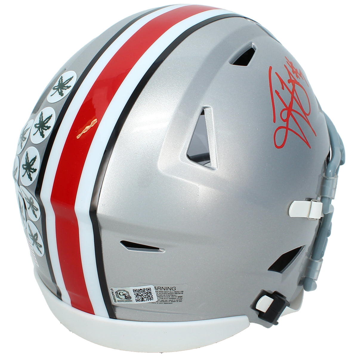 Ted Ginn Jr. Autographed Ohio State Buckeyes SpeedFlex Midi Helmet GTSM