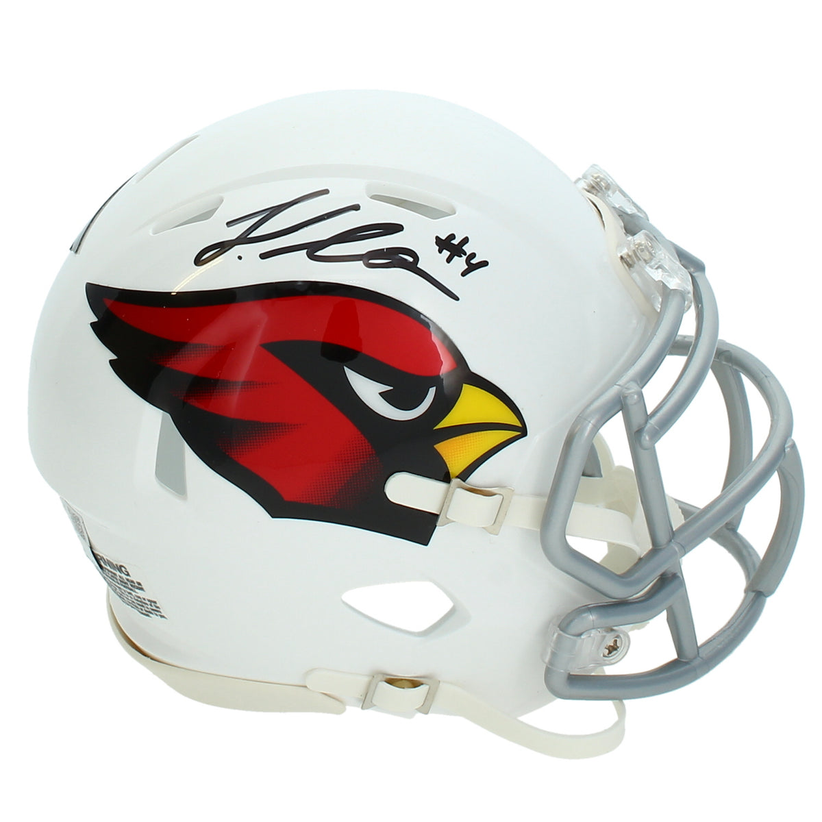 Jeremiyah Love Autographed Arizona Cardinals Speed Mini Helmet Fanatics