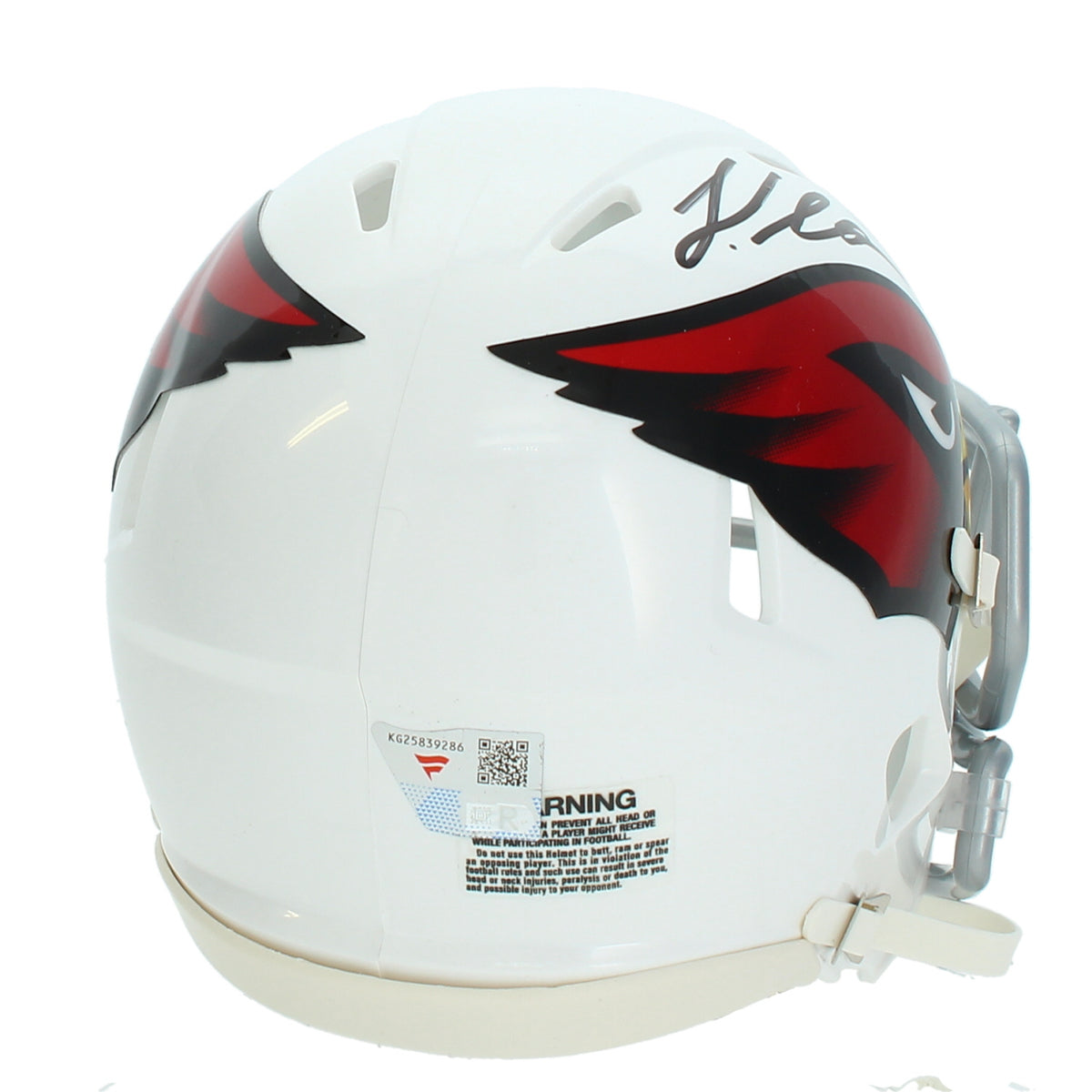 Jeremiyah Love Autographed Arizona Cardinals Speed Mini Helmet Fanatics