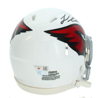 Jeremiyah Love Autographed Arizona Cardinals Speed Mini Helmet Fanatics