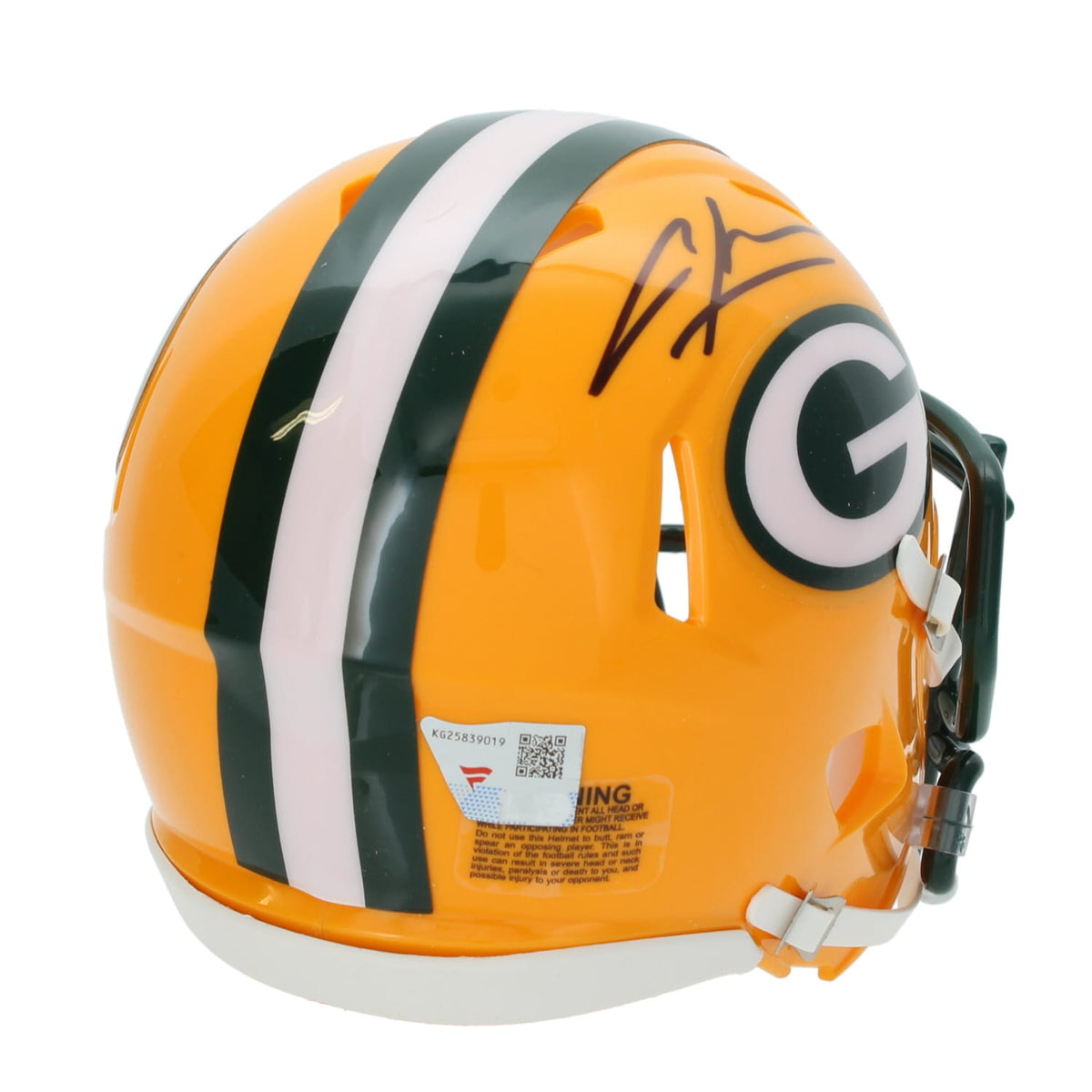 Charles Woodson Autographed Green Bay Packers Speed Mini Helmet Fanatics