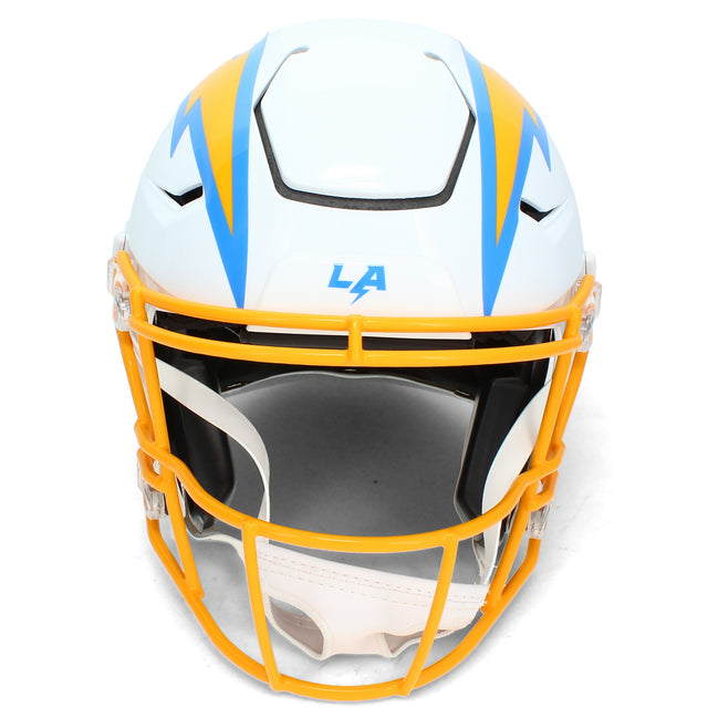 Omarion Hampton Autographed LA Chargers Speedflex Authentic Helmet Beckett